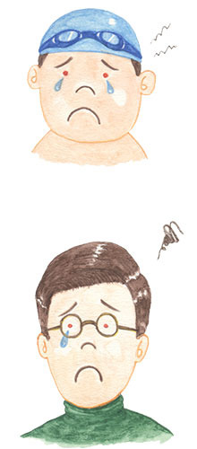 はやり眼（流行性角結膜炎）